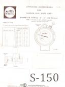 Sunnen Dial Bore Gage, Operations Instruction Manual